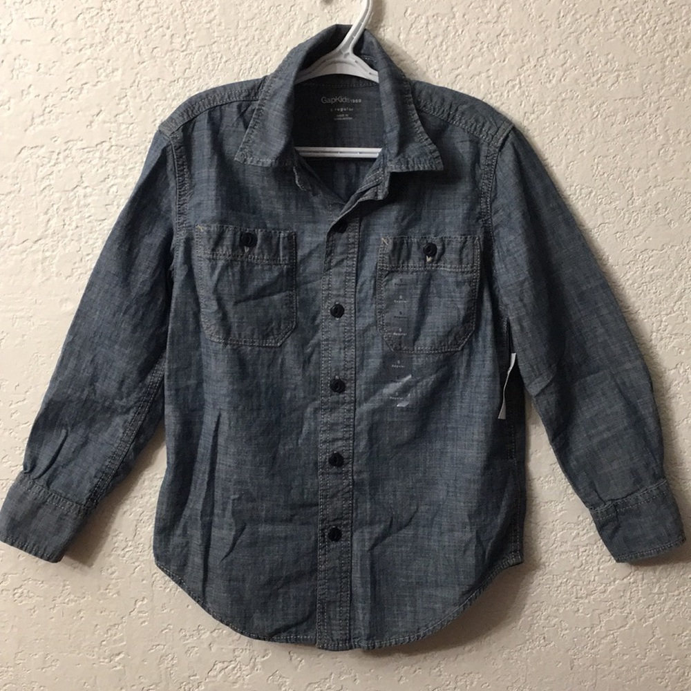 Chambray Denim Two Pocket Shirt